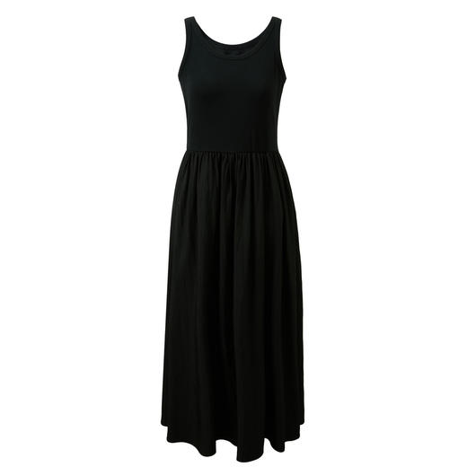 三彩2026夏季新款圆领无袖背心裙休闲连衣裙收腰A字裙长裙Z 商品图4