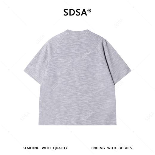 SDSA男装2026新款高贵轻奢简约时尚半拉链圆领短袖T恤宽松百搭潮 商品图4