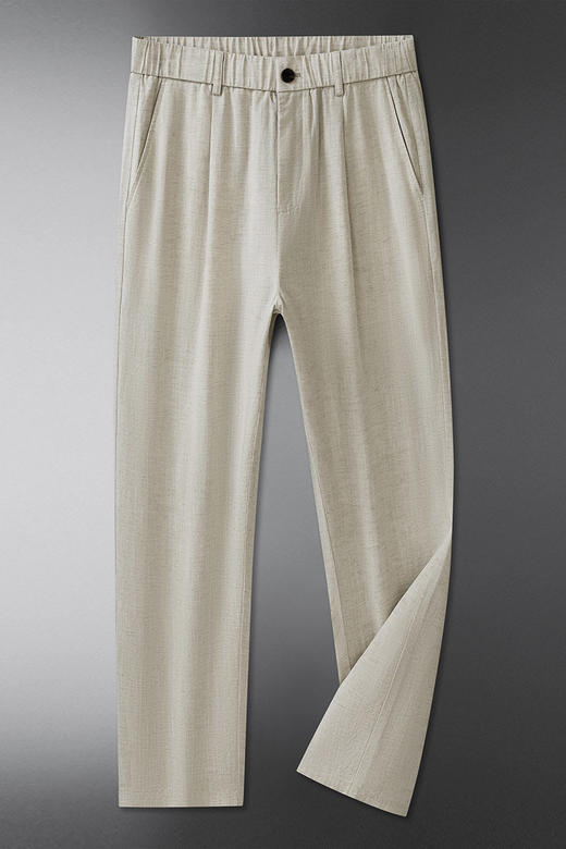 【DKP】【莱赛尔亚麻】大依优型大码男装松紧腰休闲运动裤夏季舒适休闲长裤商务休闲裤315 商品图5