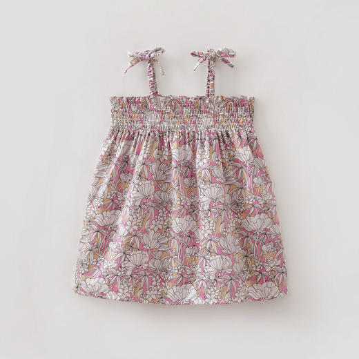 马克珍妮漫山花开女童纯棉吊带裙2026年夏装新款561037 商品图4