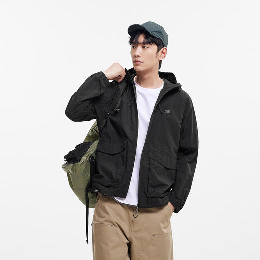 防晒外套|森马中国国家地理系列夹克男夏宽松连帽服情侣凉感上衣 商品图1