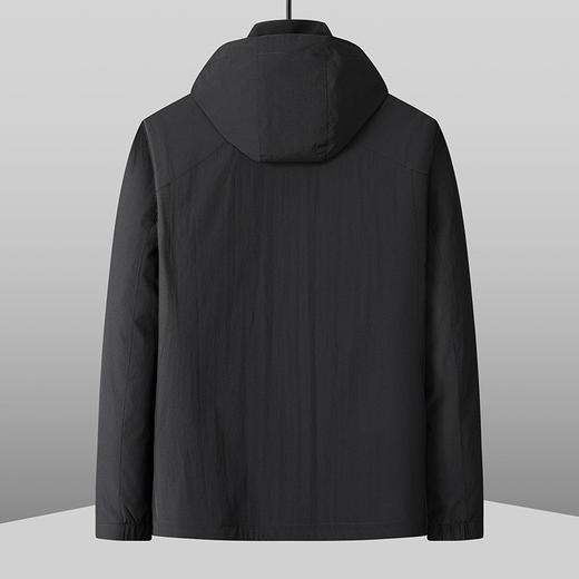 【DKP】大依优型大码男装春季夹克外套休闲运动百搭外套上衣可脱卸帽 商品图4