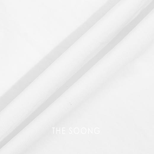 THESOONG"云朵裤"极简纯棉舒适垂坠感松紧中腰阔腿休闲裤BKZ7555 商品图3