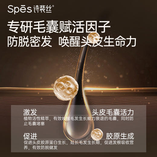 【品牌直发】Spēs诗裴丝强韧固发防脱洗发水300ml (分销专享) 商品图3