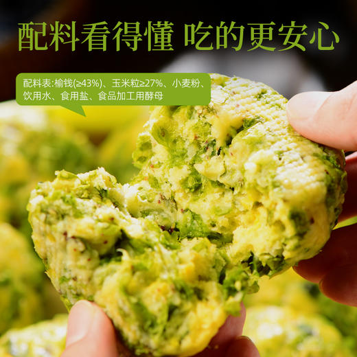 【春日限定尝鲜】拾沃榆钱窝窝 玉米榆钱窝头菜团子粗粮细作速食早餐杂粮包 3袋/12个 商品图4