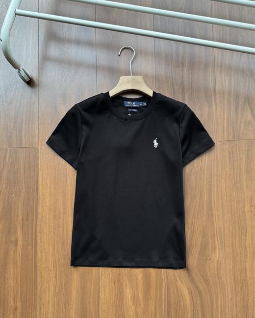 点此购买 拉夫劳伦春夏季女士经典小标刺绣款圆领短袖T恤 md 342240 商品图2