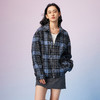 潮牌连帽休闲外套男潮流格子夹克秋季上新NP58TJ17 商品缩略图2