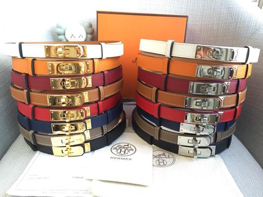 爱马仕  H式腰带百搭大衣配裙子连衣裙收腰细款凯利西装潮 皮带/掌纹纹/搭配经典旋转扣腰带 商品图0