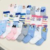 【10A抑菌4双装】英氏男女童春夏款薄款透气网眼棉质中筒袜 商品缩略图0