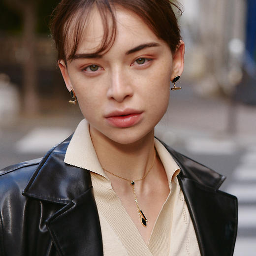 【章龄之同款】Black Eyes黑眼系列｜黑眼睛简约耳钉 商品图5