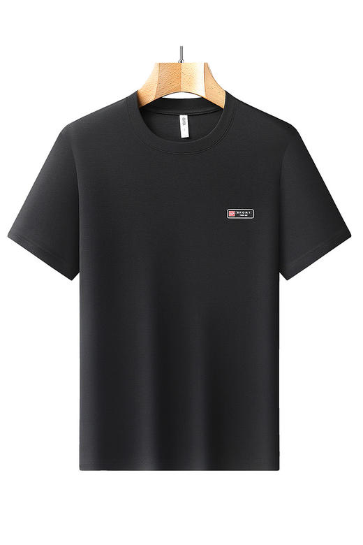 【DX】大依优型大码男装夏季圆领短袖T恤休闲百搭打底衫棉质短袖300斤 商品图5