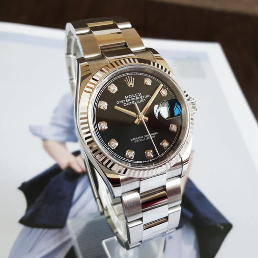 【95新】ROLEX 劳力士126234-0028天文台认证自动机械机芯日期显示36MM（男款）日志型系列蚝式钢050326TJ18 商品图3
