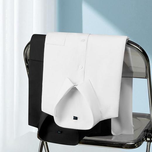 【DM】大依优型大码男装夏季纯色衬衫短袖商务休闲袖T恤350斤加肥加大码 商品图3