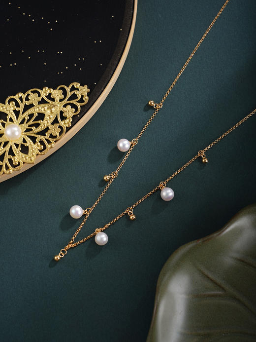 子佩集【星河踏梦】银S925珍珠惜王妃套链项链【YB7532】双色多珠2602 商品图4