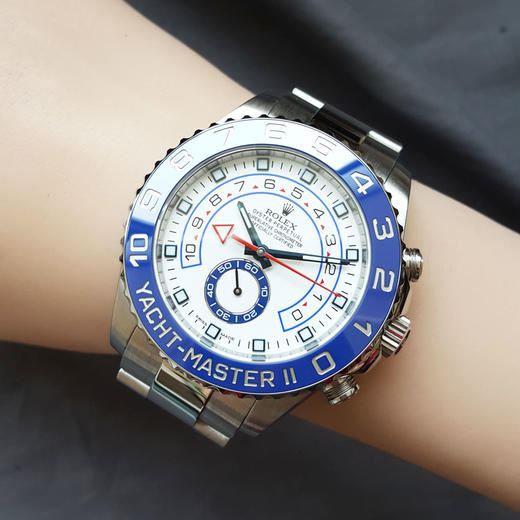 【95新】ROLEX 劳力士116680天文台认证自动机械机芯倒计时44MM（男款）游艇名仕型II系列蚝式钢/陶质字圈070326NJS17 商品图8