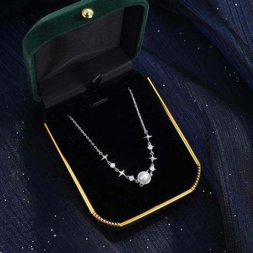 子佩集【环绕星球】S925银珍珠手链【SL070532】珍珠锆石星空2509 商品图5