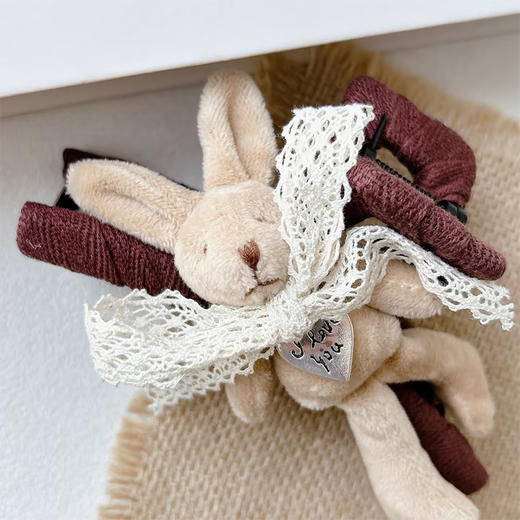 百搭ZY森系蕾丝兔抓夹抓夹-纪念日百货门店同款169648101 商品图3