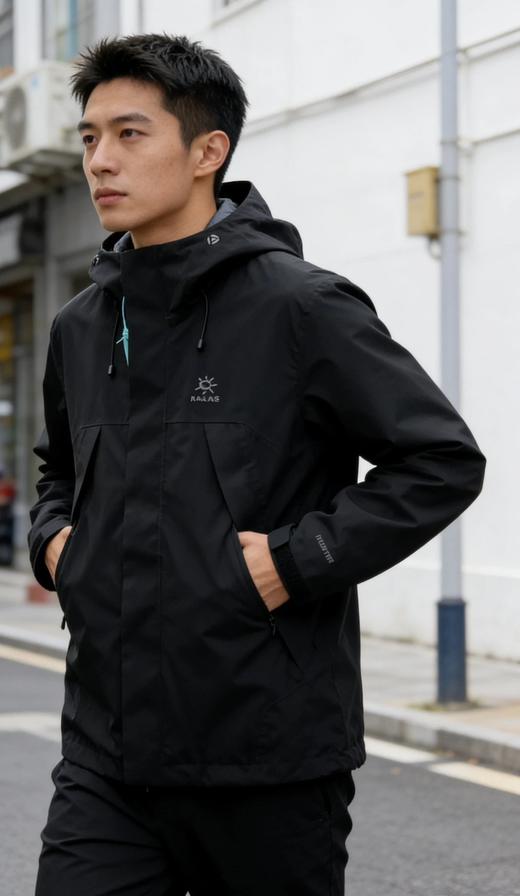 一店k （硬货！可扫码！）Filter-Tec 2L科技面料！春天味道的冲锋衣！防风防水透湿！户外是我们的舒适区！轻装徒步！石头家情侣鲁朗连帽冲锋衣 商品图3