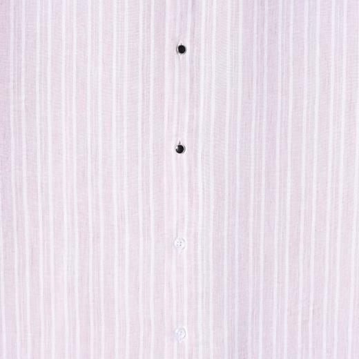 SDSA男装2026新款高贵轻奢时尚简约撞色竖纹长袖衬衫百搭宽松衬衣 商品图2