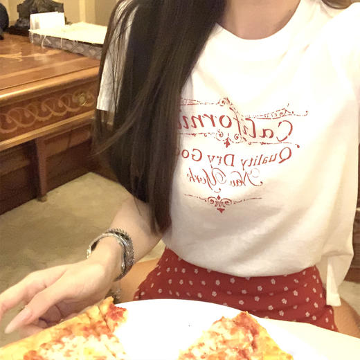 XS码 金蘑菇菇 eden roc 很好穿的法式t / 洋气小版型字母t 商品图2