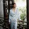 桑罗23姆米睡衣套装桑蚕丝女长袖家居服可外穿 商品缩略图1