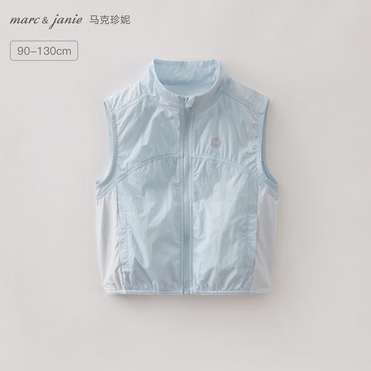 马克珍妮轻盈透气男童运动马甲2026年夏装新款560309 商品图0
