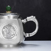子佩集【龙凤纳福】S999银摆件【ZJ040】茶具亮面龙凤图腾小茶壶2509 商品缩略图1