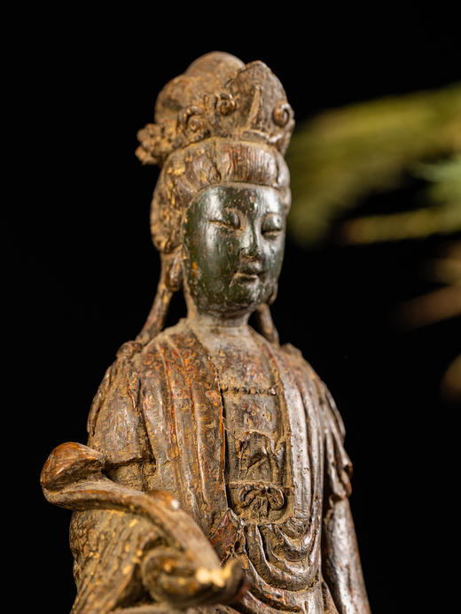 清	竹雕如意观音像 商品图1