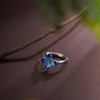 子佩集【花开欢愉】S925银戒指【JZ00341】四叶草蓝色珐琅彩2509 商品缩略图8