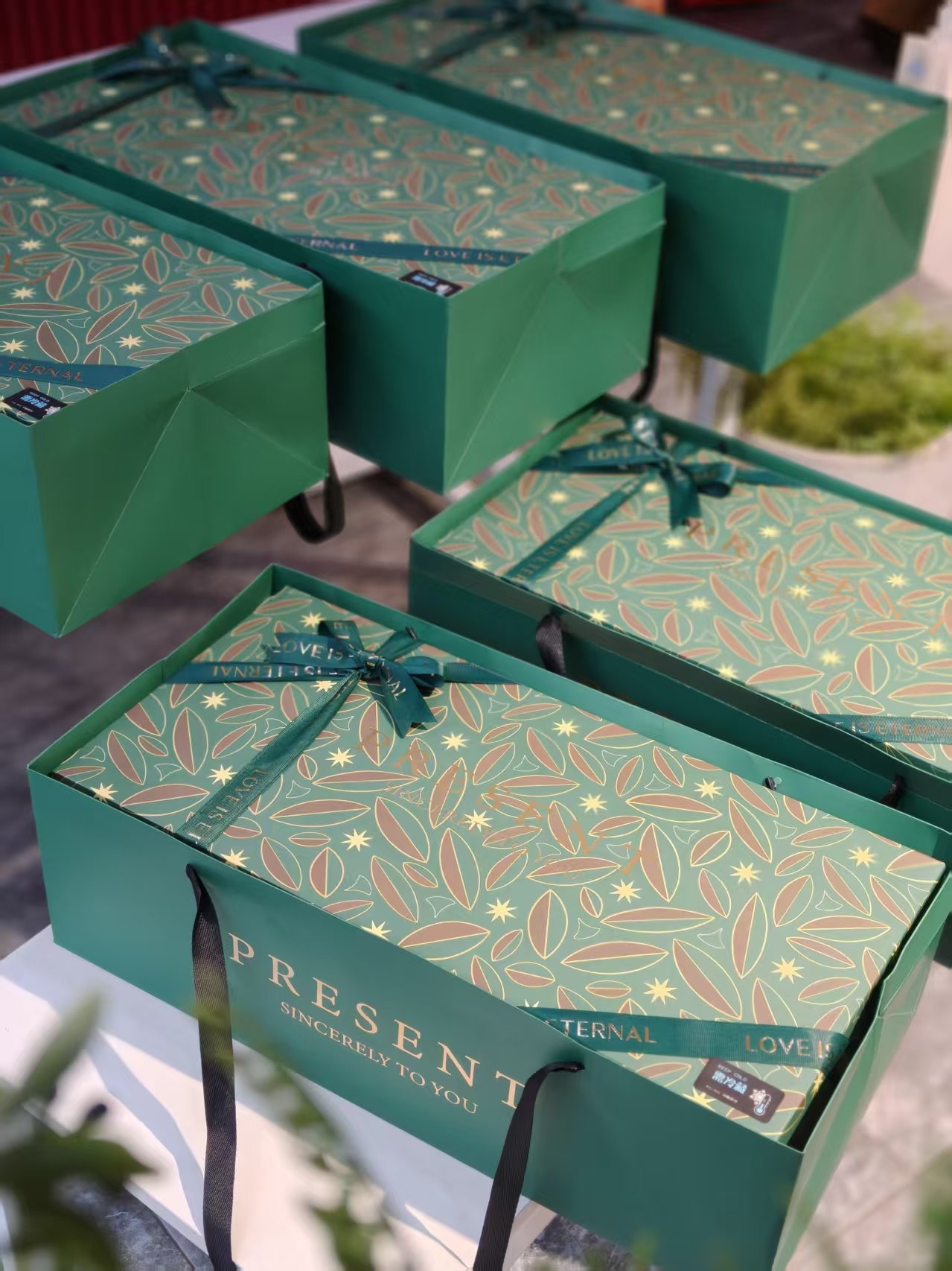 包装绿色长方形（三个瓜）（润达店）