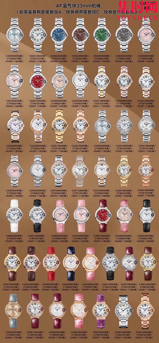 AF卡地亚蓝气球全家福 商品图3
