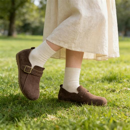 2026春季新款软底全包勃肯鞋女  一脚蹬  百搭懒人鞋 商品图3