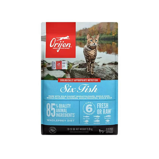 Orijen渴望猫粮鸡肉全阶段猫粮  六种鱼猫粮 无谷配方 （预售三天） 商品图5