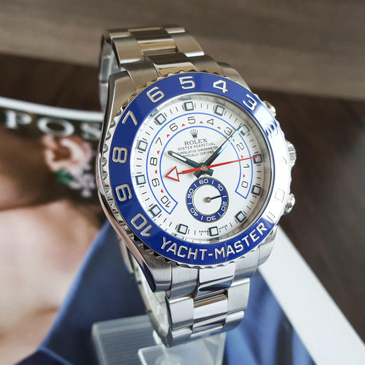 【95新】ROLEX 劳力士116680天文台认证自动机械机芯倒计时44MM（男款）游艇名仕型II系列蚝式钢/陶质字圈070326NJS17 商品图2