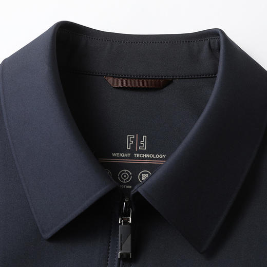 【DLC】大依优型大码男装春季翻领夹克外套休闲运动百搭外套上衣加肥加大 商品图2