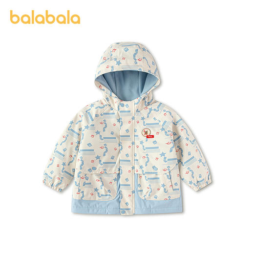 【商场同款】巴拉巴拉童装儿童外套男童2026新款春内里加绒软壳衣 商品图4