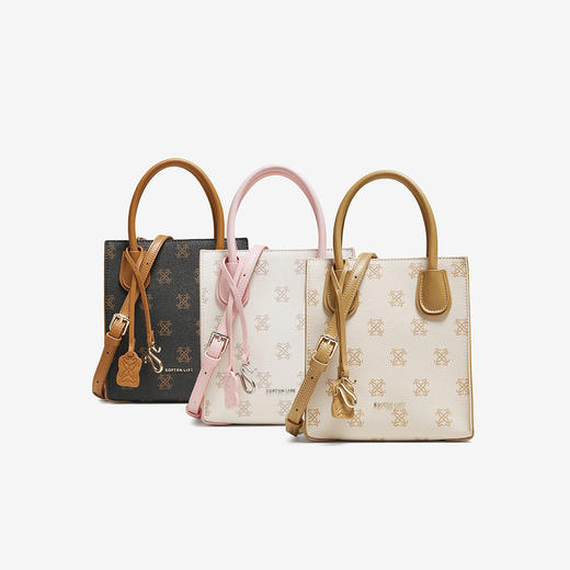 【百思图】  BF楼百思图2025秋季新款手提包时尚通勤单肩斜挎包女TY041CX5 吊牌价599.现价199 商品图0