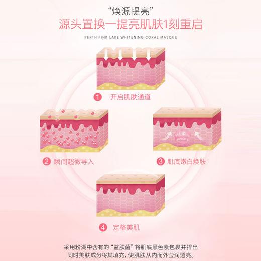 澳州eaoron澳容 珊瑚亮彩ppy涂抹面膜 保湿美白焕亮 10片/盒 商品图2