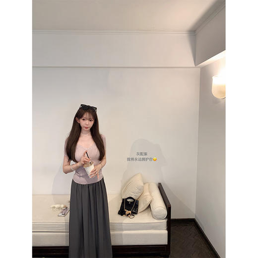 金蘑菇菇 女友感蕾丝t /新澳吊牌60支 针织短袖 商品图3