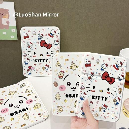 学生可爱小巧便携小镜子学生迷你补妆镜 商品图0