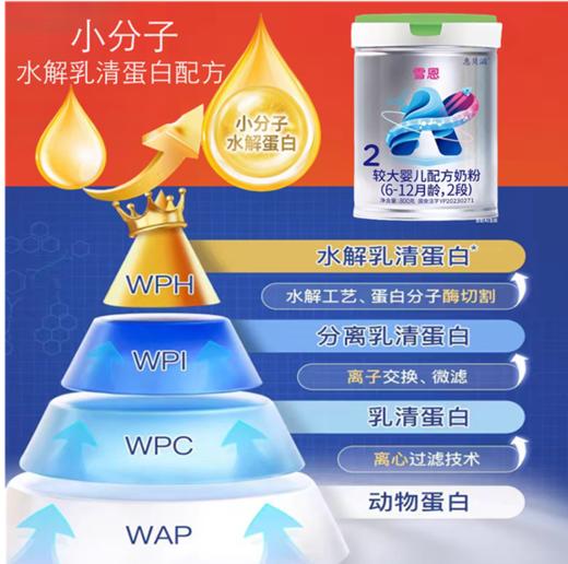 雪恩 A2-β酪蛋白 有机饲养水解小分子 （农业部首批A2奶牛示范牧场） 800g2段 商品图0