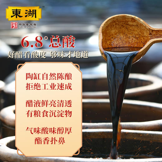 东湖八年6.8度老陈醋500ml 商品图4