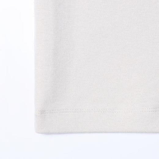 SDSA男装2026新款高贵轻奢美式拼接领口印花字母圆领长袖T恤百搭 商品图3