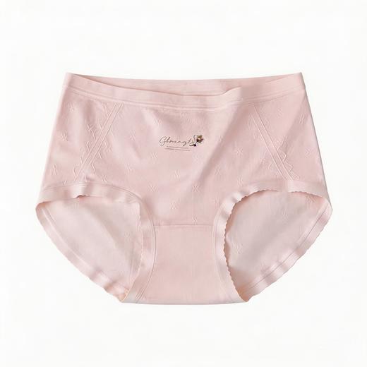 新款女士无缝内裤裸氨棉舒适透气三角裤小清新少女裤头0590 商品图4