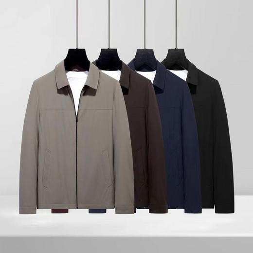 春夏新款高端轻薄速干牛奶丝面料商务休闲行政夹克外套   YH-7899 商品图0