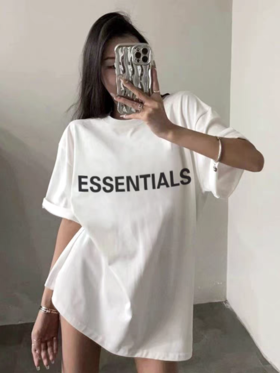 ESSENTIALS潮牌圆领短袖T恤