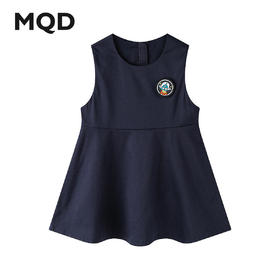 【MQD】马骑顿梭织无袖连衣裙