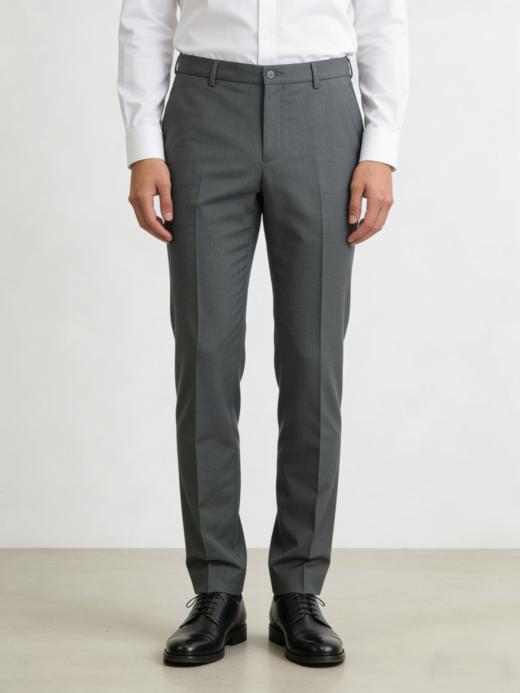 G2000男装SS26商场新款【三防科技/防静电/多面弹】弹性腰头通勤西裤61153055 商品图3