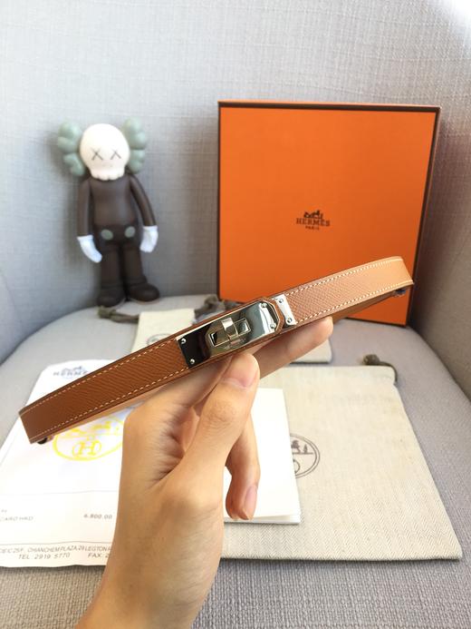 爱马仕  H式腰带百搭大衣配裙子连衣裙收腰细款凯利西装潮 皮带/掌纹纹/搭配经典旋转扣腰带 商品图7