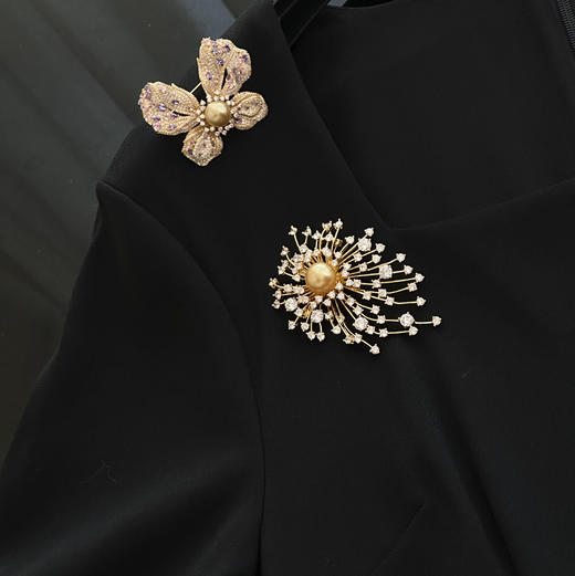 衣襟上的小太阳，是金珠给的高级感 商品图1